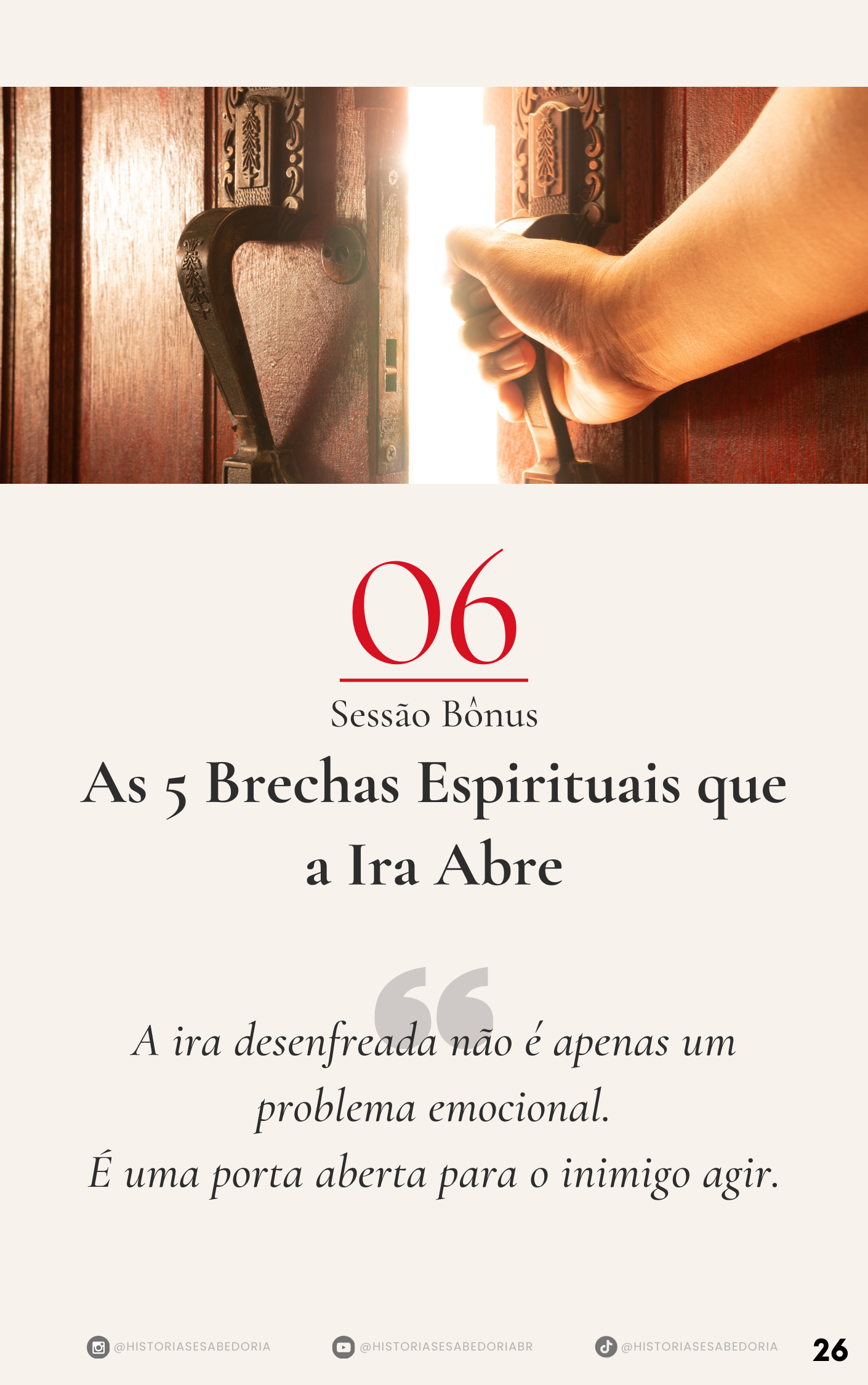 5 Brechas Espirituais que a Ira Abre
